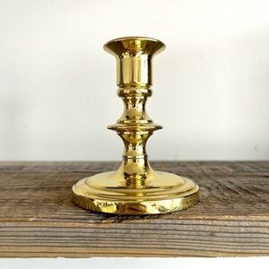 Brass candlestick 4” tall